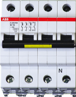 Abb Automaat 3pn 6ka S 203 B20 Na