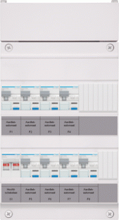 Hager Groepenverdeler Haco 1f Vks44g 