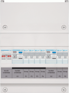 Hager Groepenverdeler 1f Vks42b 