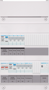 Hager Groepenverdeler 1f Vks42e-Ft 