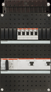 ABB Groepenkast had3332-44+h44