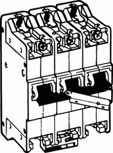 Abb Hoofdautomaat S703-E63sel