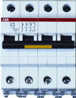 Abb Automaat 4p 6ka S 204 C16