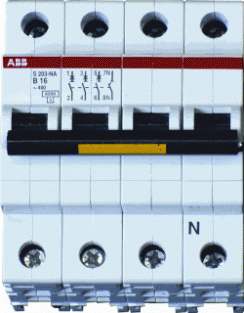 Abb Automaat 3pn 10ka S203m C16 N