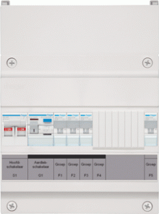 Hager Groepenverdeler 1f Vks301a 