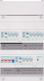 Hager Groepenverdeler 3f Vks332l-Ft 